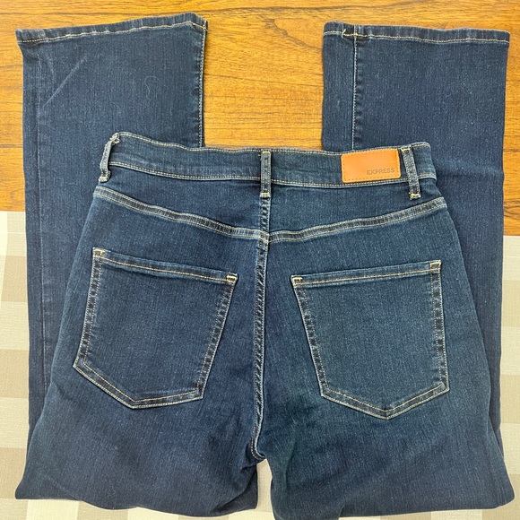 EXPRESS cropped high rise Jeans - Picture 2 of 4
